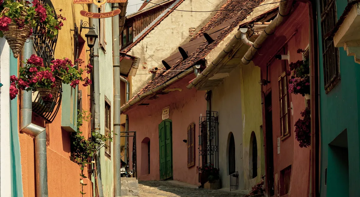 Calle de colores en Sighișoara
